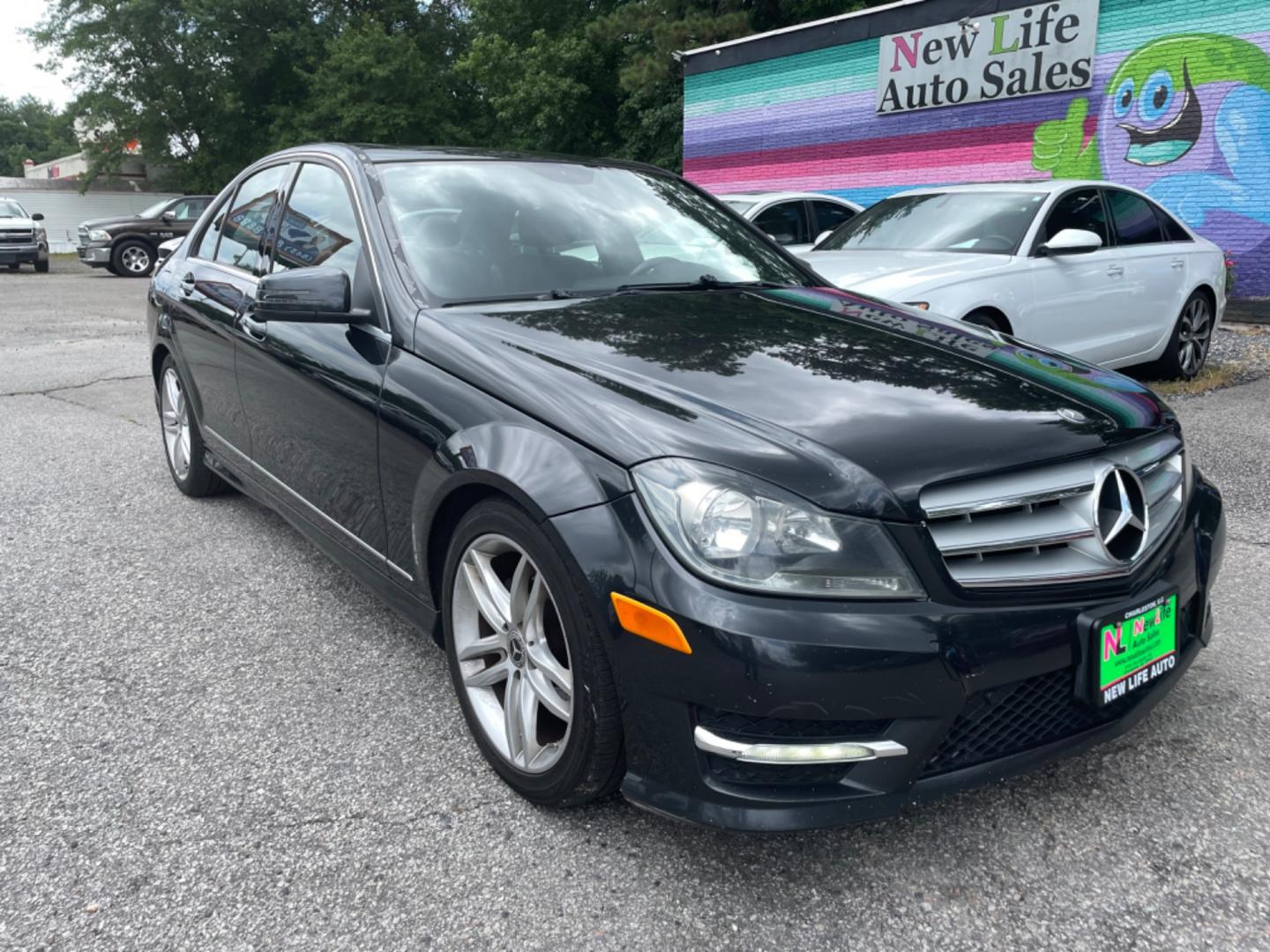 2012 BLACK MERCEDES-BENZ C-CLASS C 300 SPORT 4MATIC (WDDGF8BB0CR) with an 3.0L engine, Automatic transmission, located at 5103 Dorchester Rd., Charleston, SC, 29418-5607, (843) 767-1122, 36.245171, -115.228050 - Local Trade-in with Leather, Sunroof, Navigation, backup Camera, CD/Sat/USB/, Hands-free Phone, Dual Climate Control, Power Everything (windows, locks, seats, mirrors), Heated/Memory Seating, Keyless Entry, Alloy Wheels. 132k miles Located at New Life Auto Sales! 2023 WINNER for Post & Courier's Ch - Photo#0